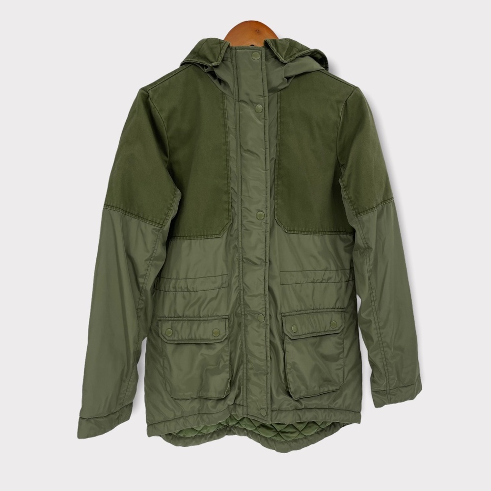 Hollister Military Green Panel Utility Jacket